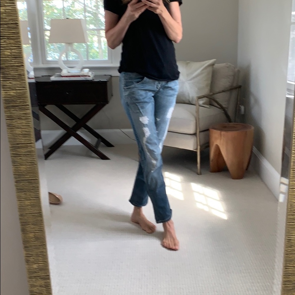 Goldsign Distressed boyfriend jeans